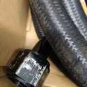 10AN Upgraded Transmission Cooler Line Kit Nylon and Stainless Steel Braided Cooling Hose Fitting Kit Compatible with Chevrolet/GMC 6.6L Duramax (LLY/LBZ/LMM) 2006-2010 Anodized