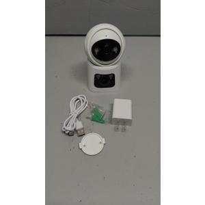 4MP Dual Lens Indoor Security Camera, 360 Pan/Tilt Baby & Pet Monitor, 2.4G/5G WiFi, Motion Tracking, 24/7 Cloud/SD, 2-Way Audio, Works with Mobile App & PCs