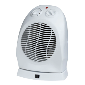 ProFusion Heat Oscillating Heater Fan - White