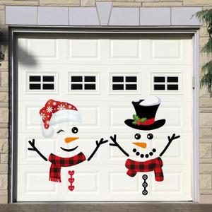 Ferraycle Christmas Magnetic Garage Door Decorations Xmas Garage Door Magnets Garage Door Decor Car Magnets Stickers Refrigerator Magnets Decals
