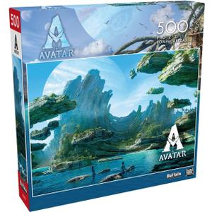 2 PCs Buffalo Games – Marvel - Season's Greeting from The Avengers - 500 Piece Christmas Jigsaw Puzzle - Festive Holiday Puzzles for Adults – Precision-Cut Pieces, Winter Artwork