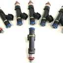 INAT Injectors: Set of 8 100lb Injectors 1050cc LS1 LT1 LS6 EV1 5.7L Gen3 High Impedance E85 Compatible