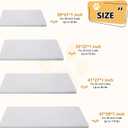 001SDog Bed Washable Mat High Resilience Foam Kennel Mat with Anti-Slip Bottom Soft Flannel Crate Pad for Small Medium, 29" x 21" Dog Cat Sleeping Floor Pad