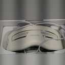 Eye Massager with Heat and Cooling, Integrated Smart Mask with Nose Rest and Soft Silicone Massage head, 4 Massage Modes for Migraines, Dry Eye, Dark Circles, Bluetooth Music, Gift for Women (White)