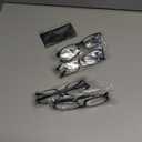 Gaoye +1.25 Reading Glasses Men - Blue Light Blocking Lenses, TR90 Frames, UV400 - Eyeglasses with Clear Vision (A4 Pack Black)