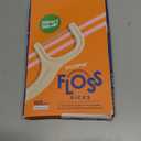 SmartLifeco Eco-Friendly Dual-Thread Dental Floss Picks (100ct) - Flossers Made with Straw Wheat Blend, Superior Anti-Shred for Tight Gaps, Tooth Pick Stick for Adults, Soft on Gum & Teeth, Unflavored