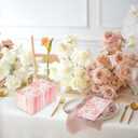100 Floral Guest Napkins Pink and White Toile Disposable Paper Napkins Decorative Flower Bathroom Hand Towels for Bridal Baby Shower Tea Party Birthday Party Supplies