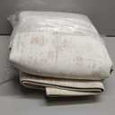 Area Rug 6x9 Washable Rug, Vintage Boho Medallion Rugs Non-Slip Soft Low Pile Large Distressed Rug Indoor Retro Carpet for Living Room Bedroom Dining Room Home Office (Beige, 6'x9')