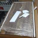 HOMISSUE Coffee Table, Rustic Rectangle Coffee Table with 2-Tier Storage, Engineered Wood Center Table with Open Shelves, Minimalist Coffee Table for Living Room, 47 Inch, Oak Brown