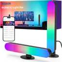 BASON LIGHTING Smart Light Bars, RGB-ICW Smart Led Lights with Music Sync, Bluetooth RGB Desk Light, Gaming Lights for PC, TV, Mood Lighting, USB Powered for Room Decoration.