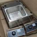 Commercial Deep Fryer with Basket, 3400W 12.7QT/12L, Detachable Large Capacity Stainless Steel Countertop Electric Oil Fryer with Temperature Control for Restaurant or Home Use