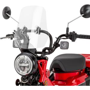 Motorcycle Windshield CT125 Hunter Cub Windscreen Wind Deflectors for Honda Hunter Cub CT125 CT 125 Trail 125 2020-2025 (Clear)