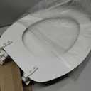 Bemis 1500EC 390 Lift-Off Wood Elongated Toilet Seat, Cotton White (Pack of 1)