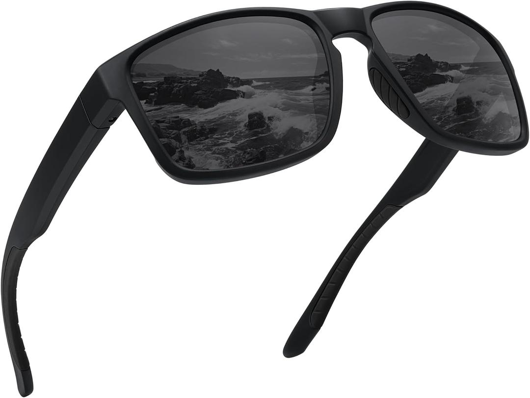 Sports Polarized Sunglasses for Men Women UV Protection Unbreakable Driving Running Fishing Hiking Sun Glasses