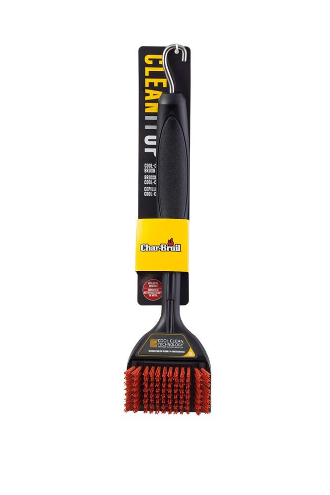 Charbroil Safer Nylon Grill brush with 18.75-in Plastic Handle with Scraper Blade