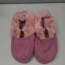 COFACE Women's Memory Foam House Slippers Arch Support Moccasin Winter Shoes Ladies Warm Fuzzy Faux Fur Collar With Indoor Outdoor Rubber Sole (9, Pink)