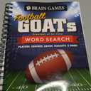 Brain Games: Football GOATS. Greatest of All Time Word Search, Spiral Bound