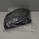 Nylon Crescent Crossbody Bag for Women Shoulder Tote Handbag Casual Sling Bag Dumpling Purse Bag for Outdoor Travel (Black)