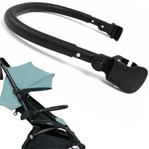 Lusinus Baby Stroller Bumper Bar Compatible with YOYO Foldable Without Removing PU Leather Handle, Armrest & Crossbar