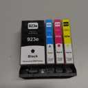 923XL 923e 923 Ink Cartridges for HP Printers: Replacement for HP 923XL Ink Cartridges Combo Pack to Work with OfficeJet Pro 8135 8130 8139 8138 8122 8120 8124 8125 8130 Printer (BK/C/Y/M, 4-Pack)