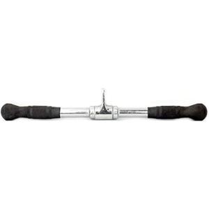qibylift Barbell Multi-Exerciser Cable Attachment For Cable Machines, Lat Pull Down Bar Cable Machine Attachments, Tricep Press Down Bar, Revolving Straight Curl Pulldown Bar with Rotating & Rubber Handle Grips