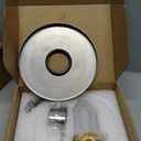 Shower Valve Handle Bathroom Shower Mixer Valve Kit, Wall Mount Rough-in Tub Shower Control Valves Round 1 Way Single Function, Female Thread, Brushed Nickel