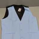 Men Vest Slik Solid Purple Red Gold Blue Waistcoat Casual Fit Wedding Business Men's Casual Vest (Medium, Md-3359)