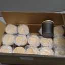 Thick Candle Jars for Making Candles 16 Pcs, 7 OZ Empty Jars with Wood Lids for Candle Making, Sample Container, Matte Black