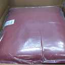 Arden Outdoor Foam Deep Seat Cushion Set, 24x24, Premium High-Density Foam, Never Flattens, Weather-Proof for Patio Chair Sofa Couch, Ruby Red Leala