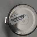 Oggi Stainless Steel Tea Canister 62 fl oz - Airtight Clamp Lid, Clear See-Thru Top
