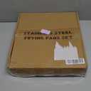 EWFEN Tri-Ply Stainless Steel Frying Pans Set, 8”Cooking pans, PFOA&PTFE Free Skillet, Induction Cooking Pan, Dishwasher and Oven Safe, Fast & Even Heat, Heavy Duty and Detachable Handle