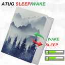 Magnetic Case for Onyx Boox Tablet Go 10.3 ePaper E Ink - Ultrathin Lightweight PU Leather Smart Folding Stand Cover with Auto Sleep/Wake (Forest Mountains)