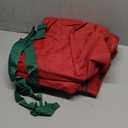 Sattiyrch Upright Christmas Tree Storage Bag,Fits Up to 7.5 ft Tall Artificial Tree,Heavy Duty 600D Canvas Red Christmas Tree Storage Container with Sleek Zipper and Durable Handles (7.5 FT)