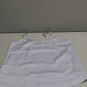 Zeagoo Women's Silk Satin Tank Tops 2025 V Neck Adjustable Spaghetti Strap Sleeveless Camisole Summer Basic Blouse M