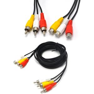 Padarsey 15ft 3RCA Male to Female Audio Composite Extension Video Cable DVD