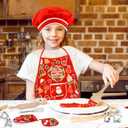 3 Otters Chef Costume for Kids, 21PC Kids Chef Set with Apron, Fun Cooking & Baking Set for Christmas Dinner Party