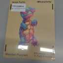 Reouinty Wooden Puzzle for Adults, Ninja Turtle Wooden Jigsaw Puzzles (11.7 * 23.6in-500pcs), Unique Shape Animal Adult Puzzles,Irregular Wood Puzzles Best Gift for Adults and Kids Family Game