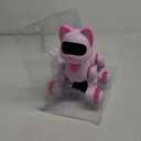 STEMTRON Programmable Remote Control Robot, Robotic Cat & Dog, RC Robot with Touch Sensing, LED Eyes, Dance & Music, Sticker