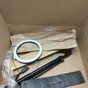 LED Circle Light with Adjustable Stand & Multi - Device Holders  Professional Photography & Video Lighting Kit for Makeup Artists and Creators