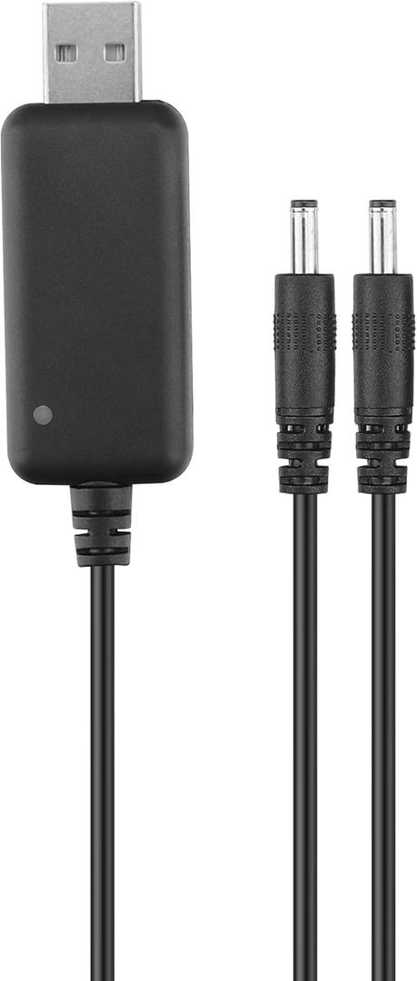 8.4V Heated Glove Charger USB 2-Head Compatible with 7.4V 3500 3000 2200mAh Li-Polymer Battery, Power Cord Suitable for Heated Hats, Socks, Jackets Replacement Charger