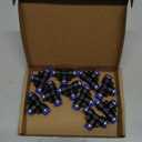 DGZZI Pneumatic Tee Union Connector 10PCS 1/4" Tube OD Union Tee Type Plastic Quick Push to Connect Tube Fitting