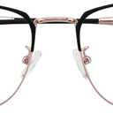 GUDVUE Blue Light Glasses, Computer/Gaming/TV/Phones Glasses for Women/men, Anti Glare/UV400/Eye Strain, Rose Gold Pro