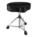 Donner Heavy Duty Drum Throne, Motorcycle Style Drum Stool, Widened Drum Seat with Upgraded Materials, Height Adjustable Padded Drum Chair, Double Braced