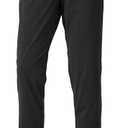 G Gradual Women's Pants with Deep Pockets 7/8 Stretch Ankle Sweatpants for Golf, Athletic, Lounge, Travel, Work (Black, XXL)