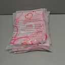 5 x Valentines Day Tablecloth Round 60 Inch,Pink Heart Table Cloth Water Resistant Washable Polyester Valentine's Day Table Cover for Kitchen Dining Table Party Decorations