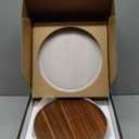 Large Glass Salad Bowl with Lid Set, 5.7 L Decorative Glass Mixing Bowl, Trifle and Serving Bowls with Lids as Cheese Charcuterie Board and Plate, Comes with Wood Serving Utensils