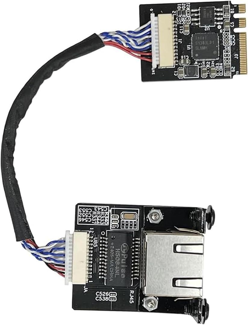 M.2 A E Key to 2.5 Gigabit Ethernet Module for X86 Linux Single Board Computer SBC, i226v 2.5G Ethernet Server NIC, Interface Card10/100/1000/2500 Mbps RJ45 LAN, Support 2230/2280 (M.2 A+E Key, 20CM)