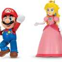 Super Mario Nintendo 4" Figure 2 Pack: Mario & Peach