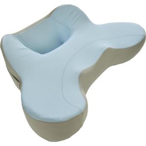 XWZO Gaming Pillow for Lap, Memory Foam Reading Pillow for LaptopCrochetingArm Rest Pillow with Eye Mask Included for Working Couch Floor Sofa Bed, Blue (24.8x17.7x8.66 inch)