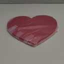 MixTeach 72 Pcs Large Red Heart Cutouts, 15 x 15 cm/5.9 x 5.9 inches, Heart Shape Card Paper Die Cut, Valentine's Day Decorations, Craft Paper Cutouts